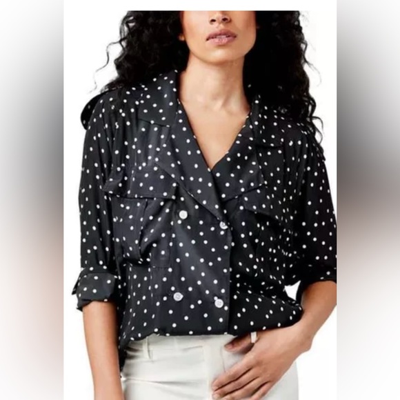 Smythe double breasted polka dot blouse - Picture 3 of 5